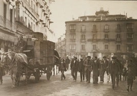 Colas, broncas y vidrios rotos por una cajetilla de tabaco en 1920