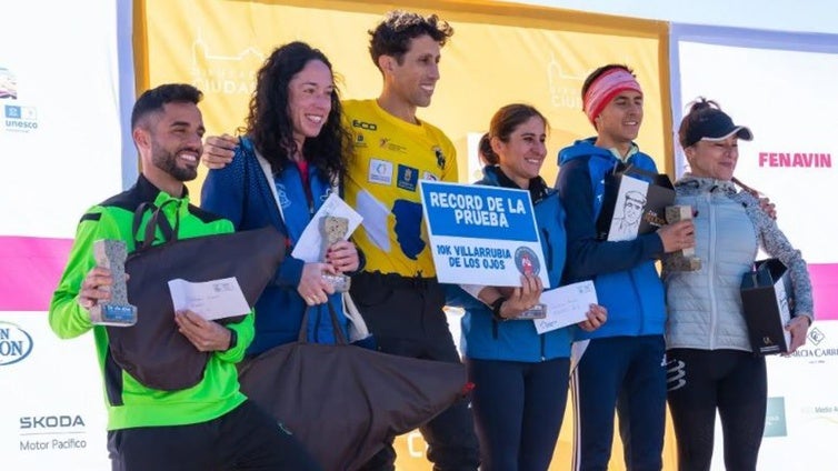 Mohamed Massat y Esther Jiménez de los Galanes ganan los multitudinarios 10 KM de Villarrubia de los Ojos