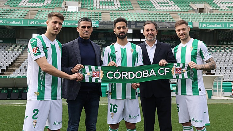 Rubén Alves, Corbo y Pedro Ortiz se ponen de largo con el Córdoba CF