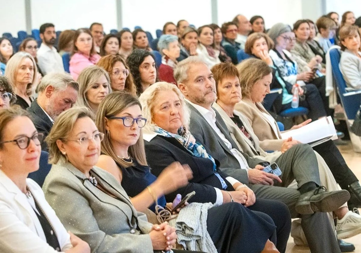Asistentes a la jornada sobre liderazgo de las mujeres en la ciencia