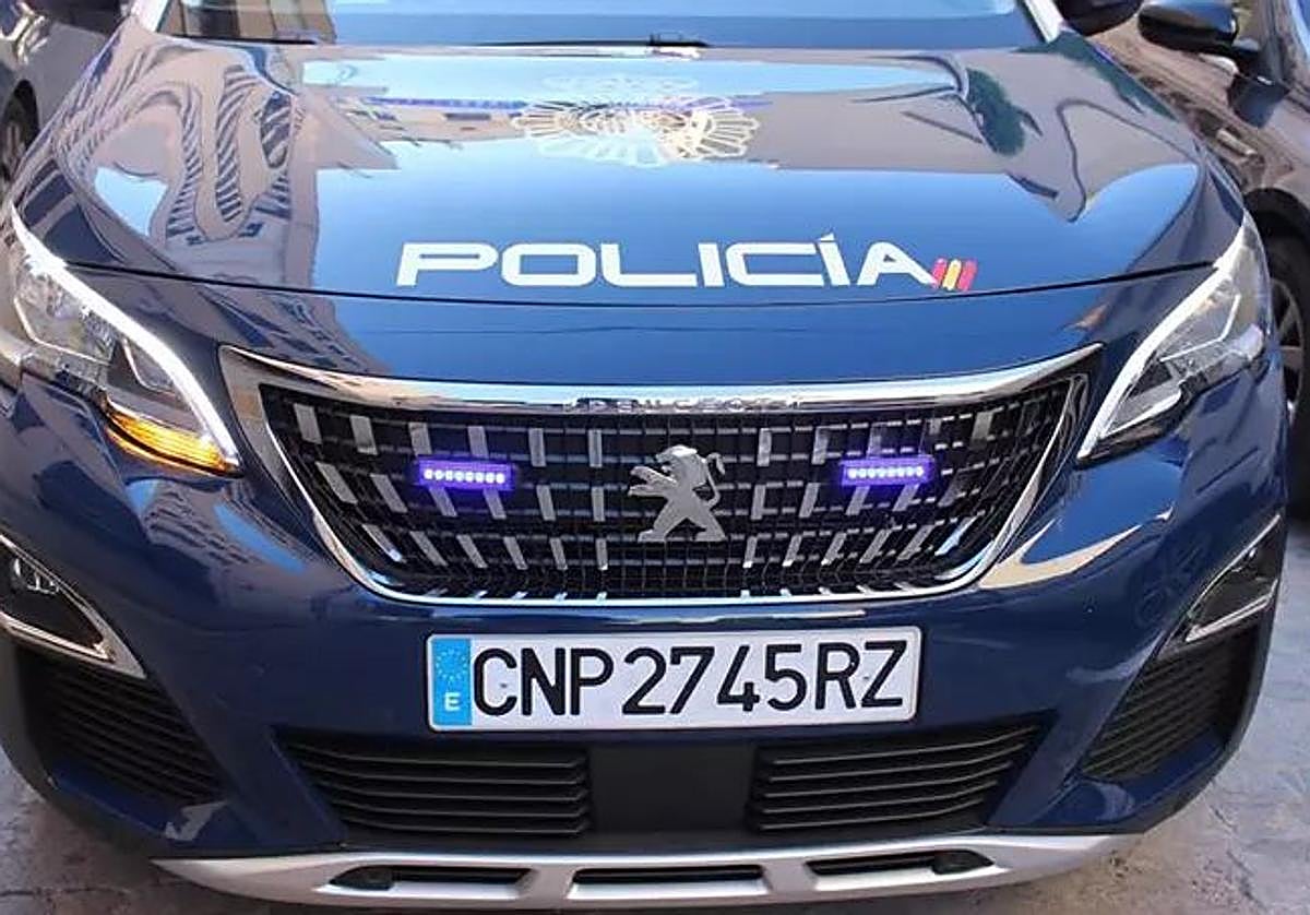 Un coche de la Policía Nacional