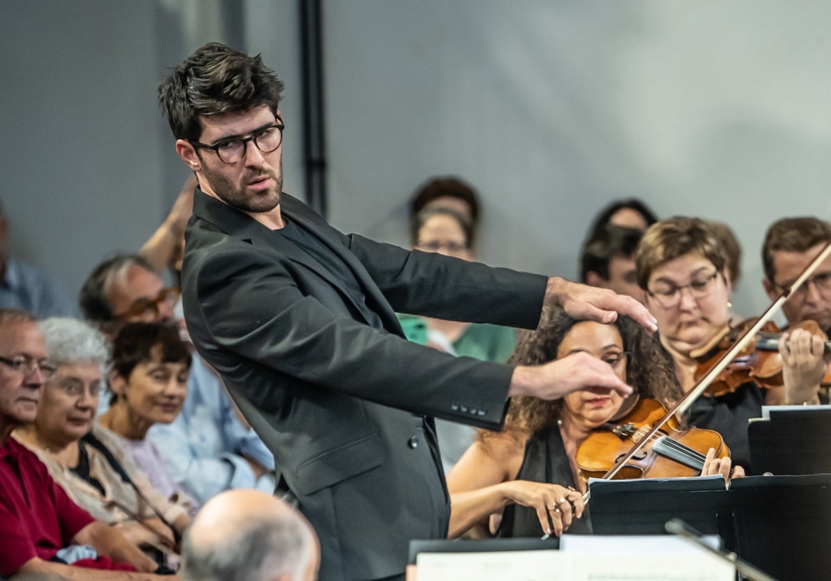 Sebastian Zinca durante un concierto de la RFG, en una imagen de archivo