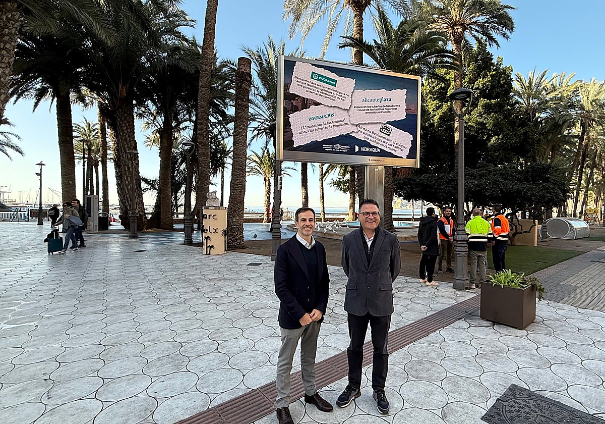 Ciriaco Cllmente y José Ramón González de Zárate, en Benidorm