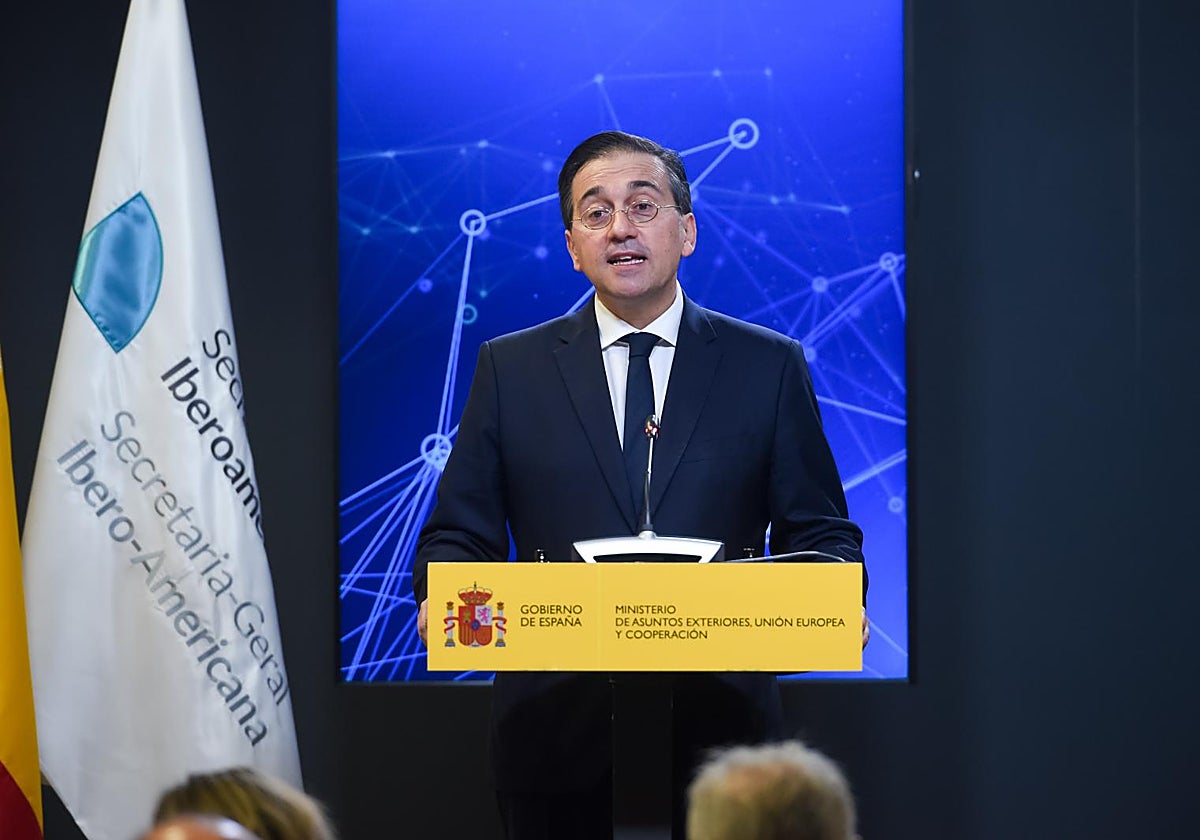 El ministro de Asuntos Exteriores, José Manuel Albares