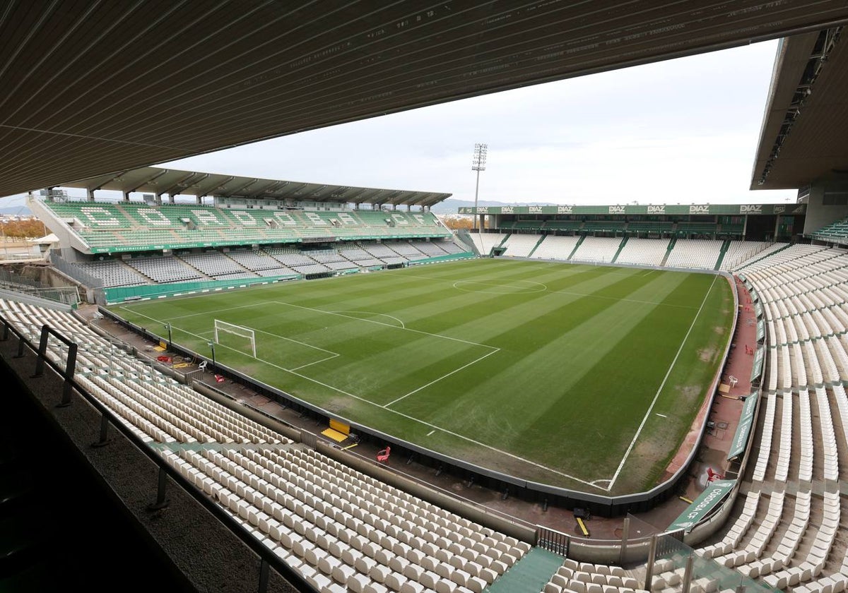 Vista panorámica del estadio El Arcángel