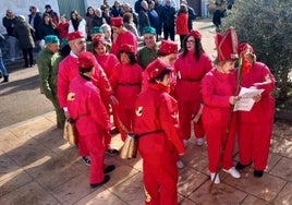 Mazarulleque  resucita a sus Diablos y Diablas de San Blas que vuelven brillar tras décadas de ausencia