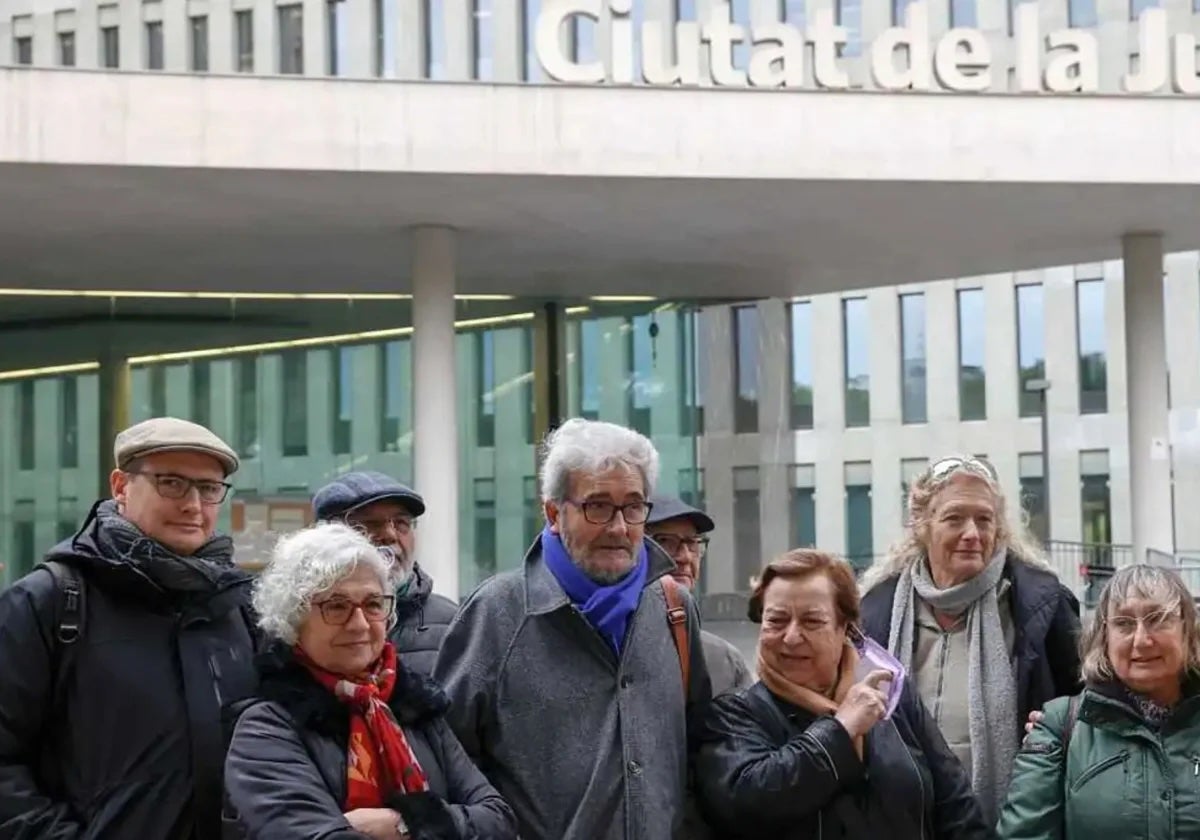 Carles Vallejo, tras formalizar la querella en los juzgados de Barcelona
