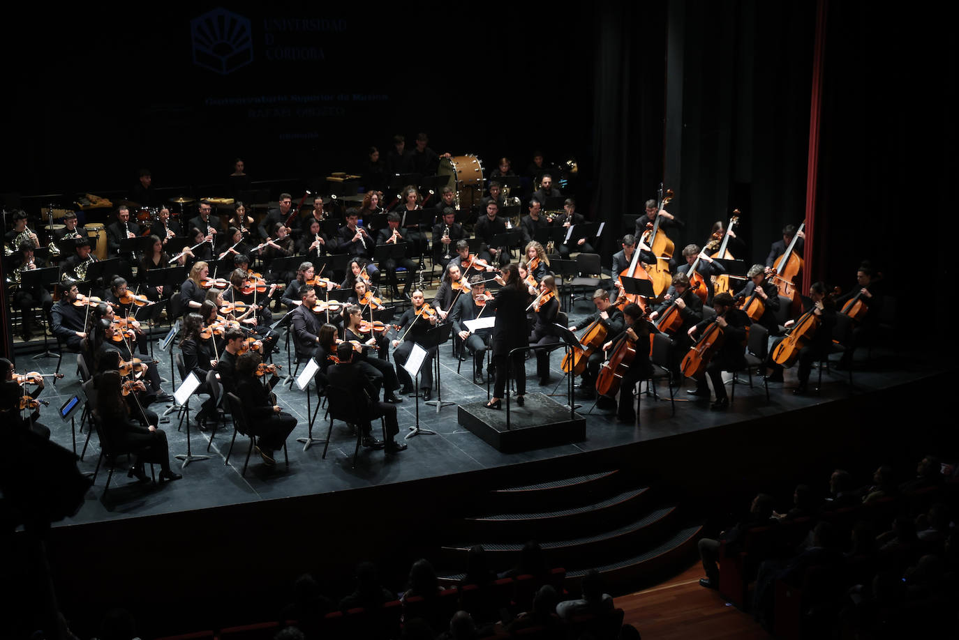 El primer concierto de la Orquesta de la Universidad de Córdoba, en imágenes