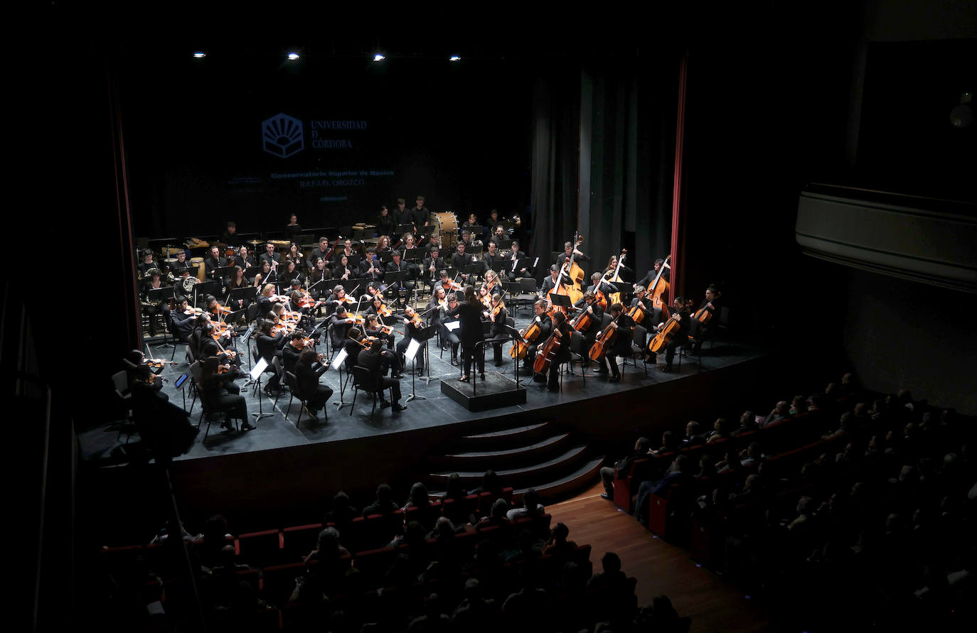 El primer concierto de la Orquesta de la Universidad de Córdoba, en imágenes