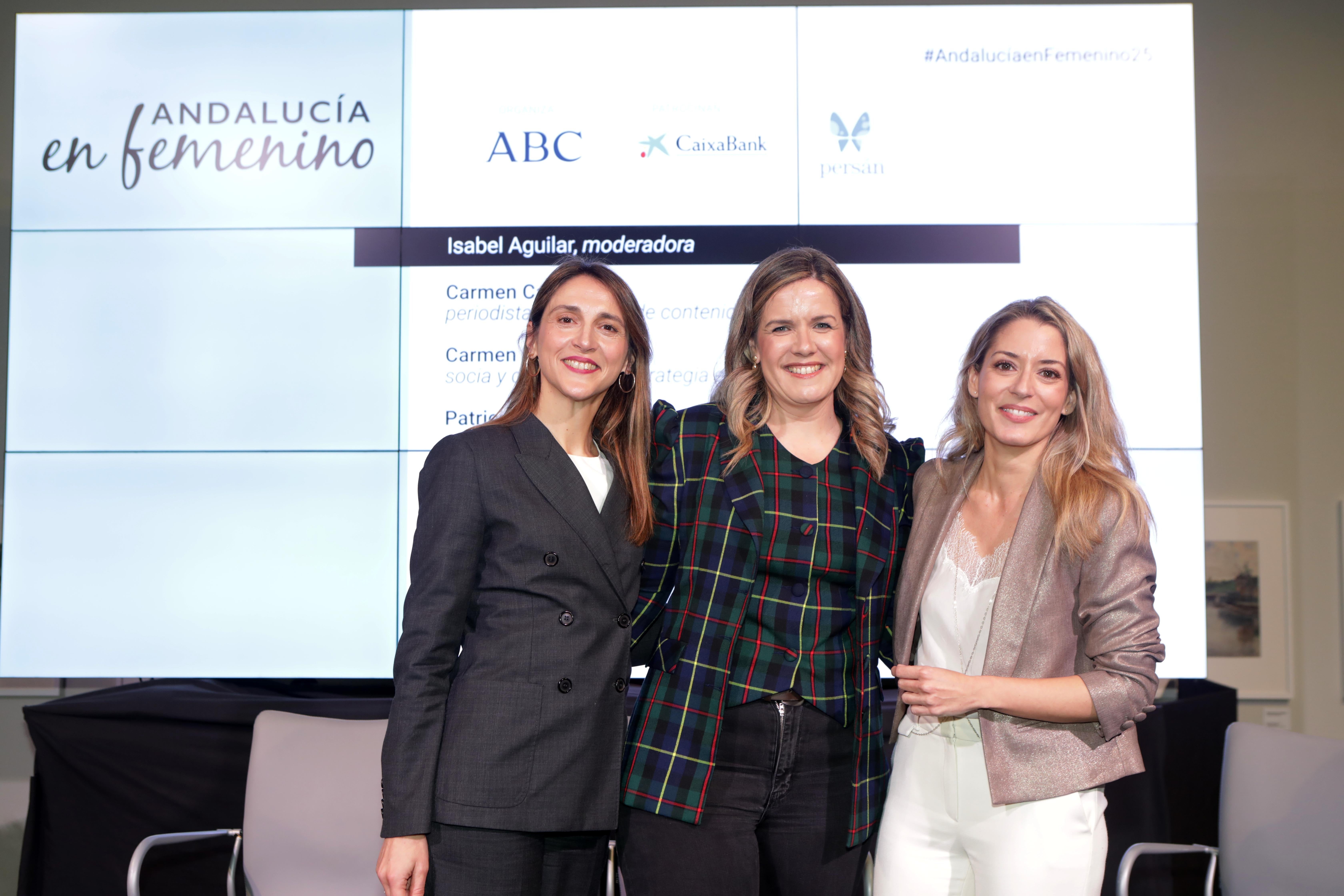 Carmen Cachero, Carmen Esquivias y Patricia García