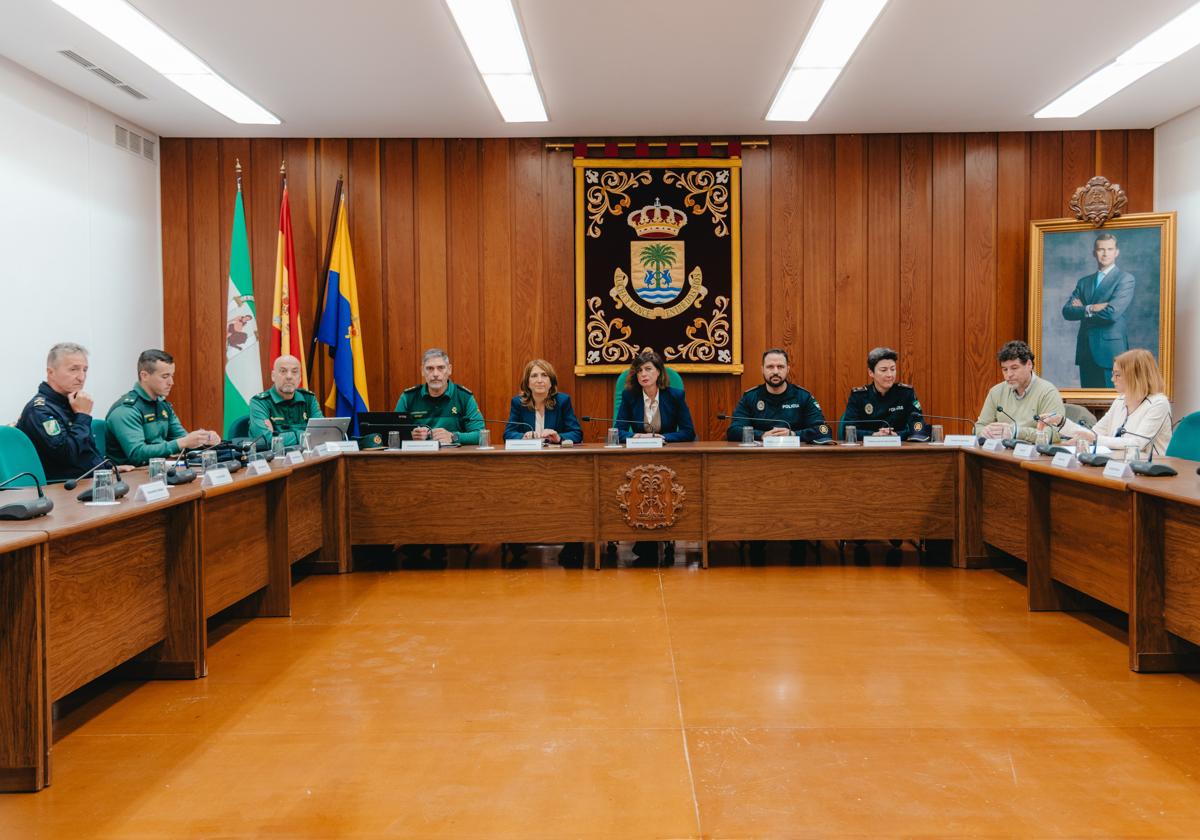 Reunión de la Junta Local de Seguridad en Palma del Río