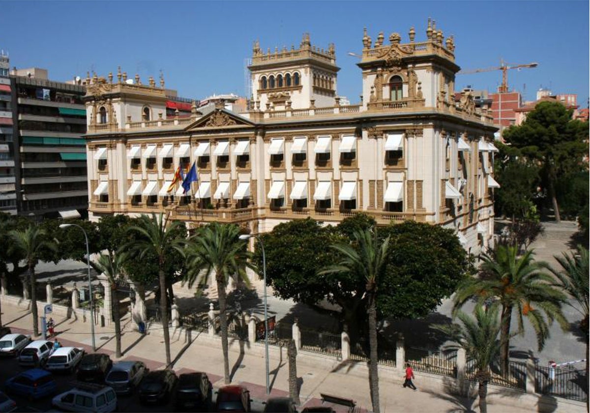 El Palacio Provincial de la Diputación de Alicante