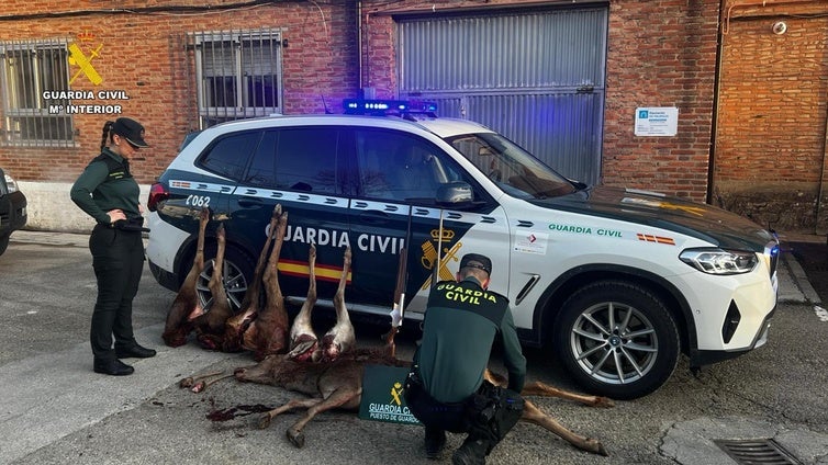 Sorprendidos cuatro cazadores furtivos en un coto de la montaña palentina