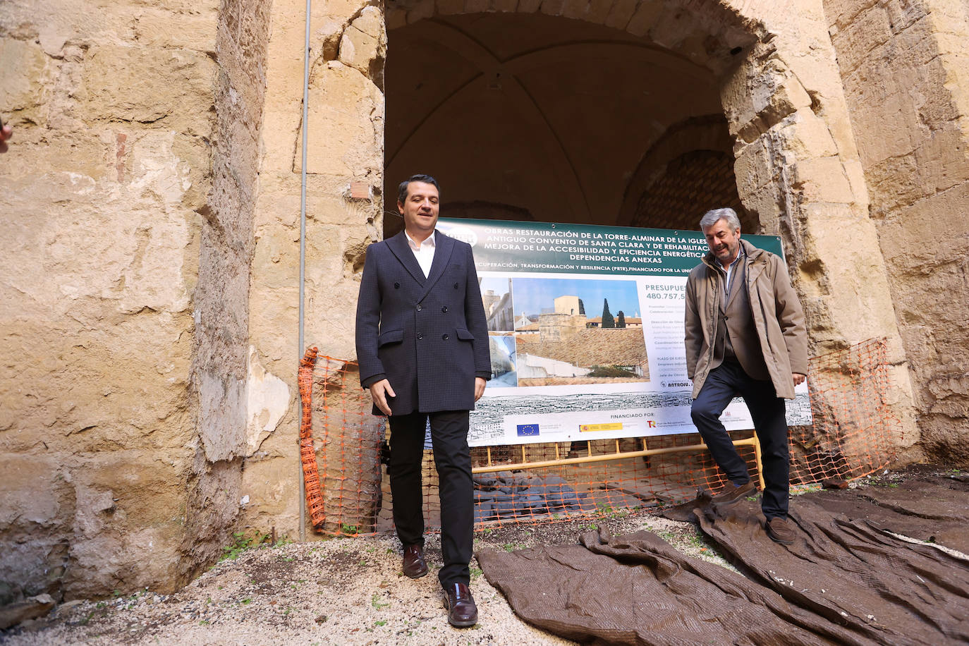 El comienzo de las obras en el convento de Santa Clara de Córdoba, en imágenes