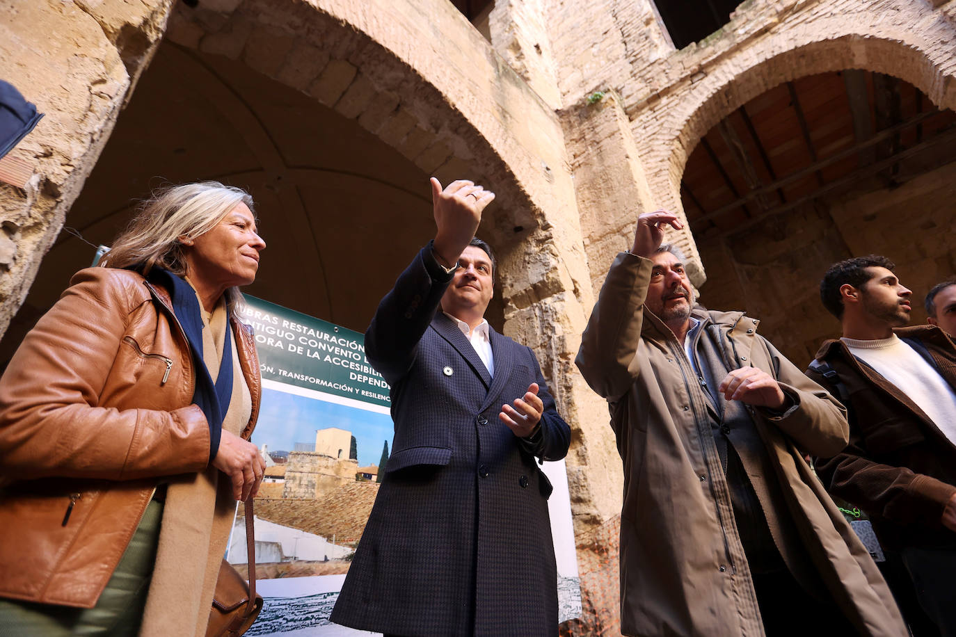 El comienzo de las obras en el convento de Santa Clara de Córdoba, en imágenes