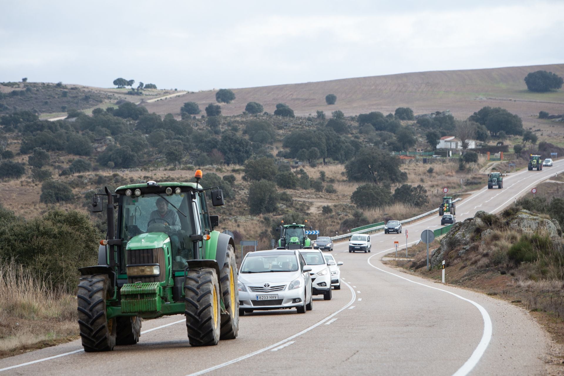 Los tractores vuelven a tomar las carreteras