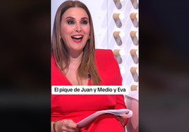 El dardo de Juan y Medio a Eva Ruiz en directo durante el programa: «Ella vive en su mundo»