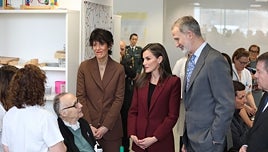 La imágenes de la visita de los Reyes al Hospital de Parapléjicos de Toledo