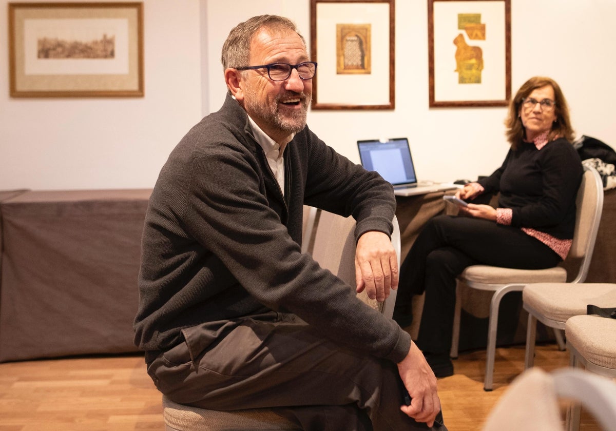 Ernesto Páramo, hoy en el hotel Gamboa de Granada, donde ha dado una rueda de prensa