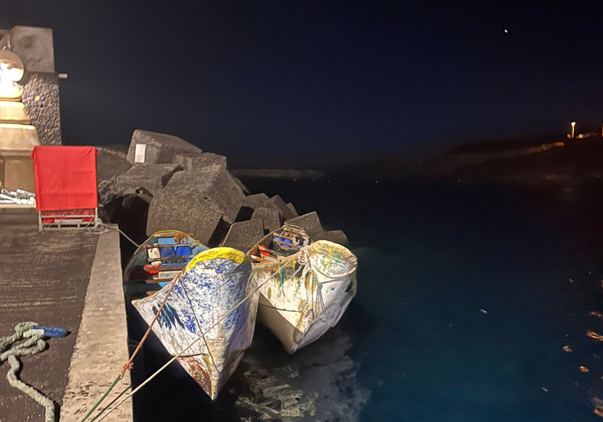 Cayucos rescatados n El Hierro esta madrugada