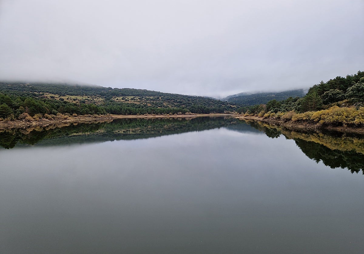 Imagen del embalse del Tejo, en el Espinar (Segovia)