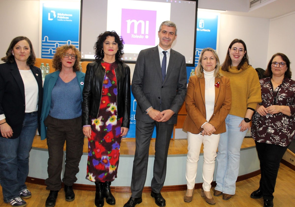 Nuria Cuevas junto al delegado de la Junta en Toledo, Álvaro Gutiérrez