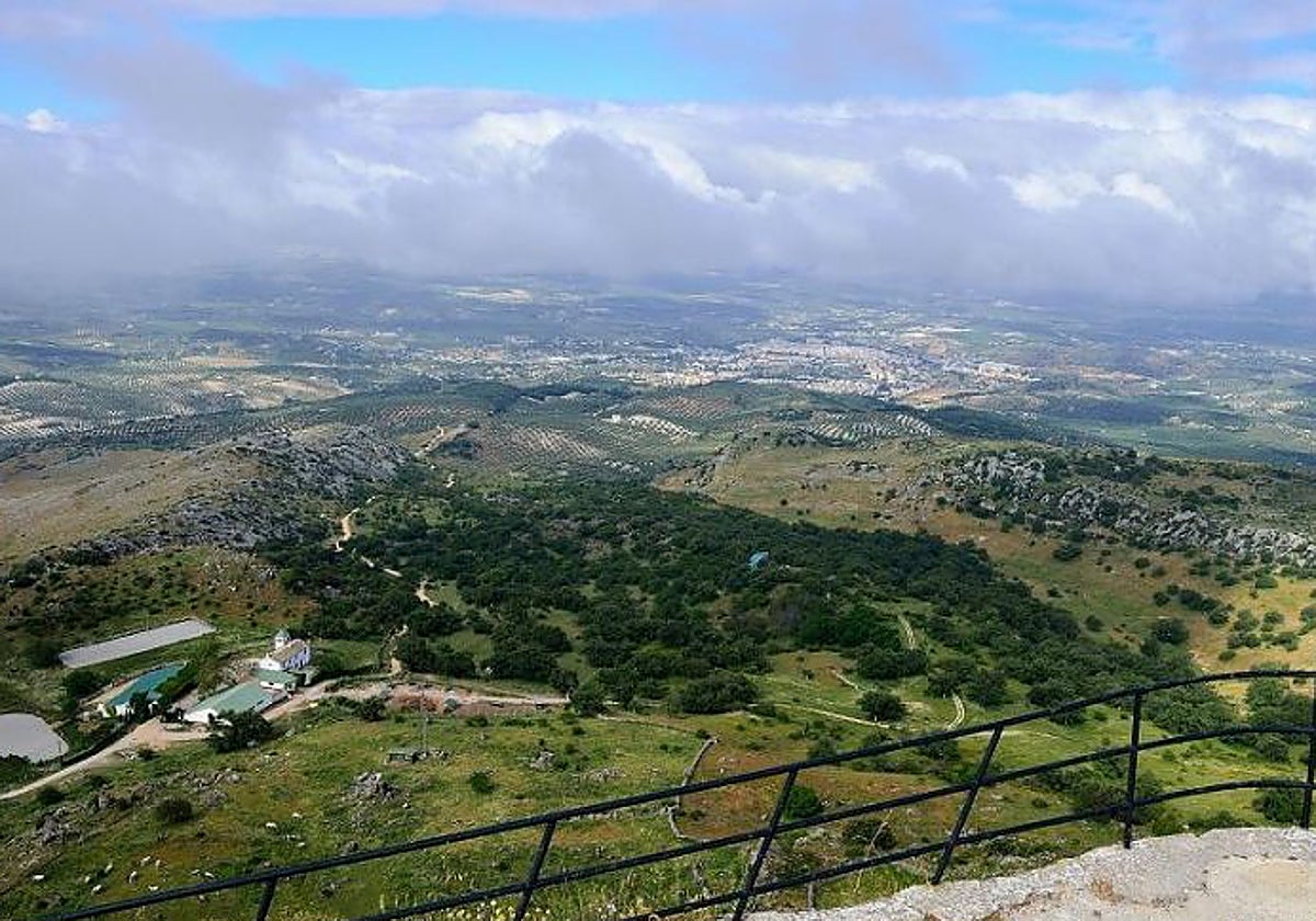 Vistas desde El Picacho, en la Sierra de Cabra