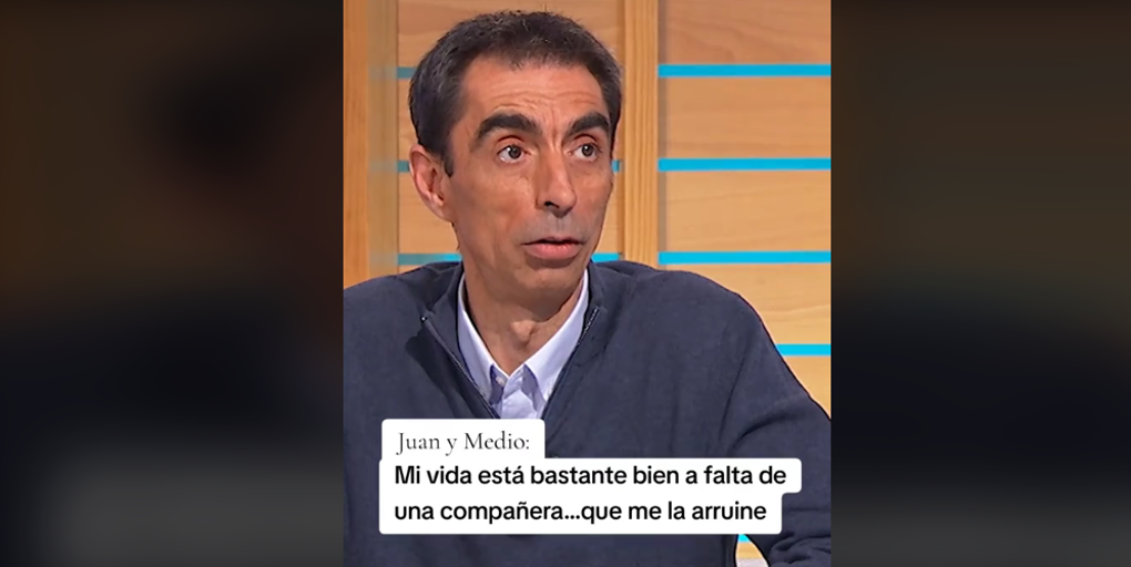 Un hombre va al programa de Juan y Medio a buscar pareja y sorprende con su sinceridad: «En mi vida falta una compañera que me la arruine»