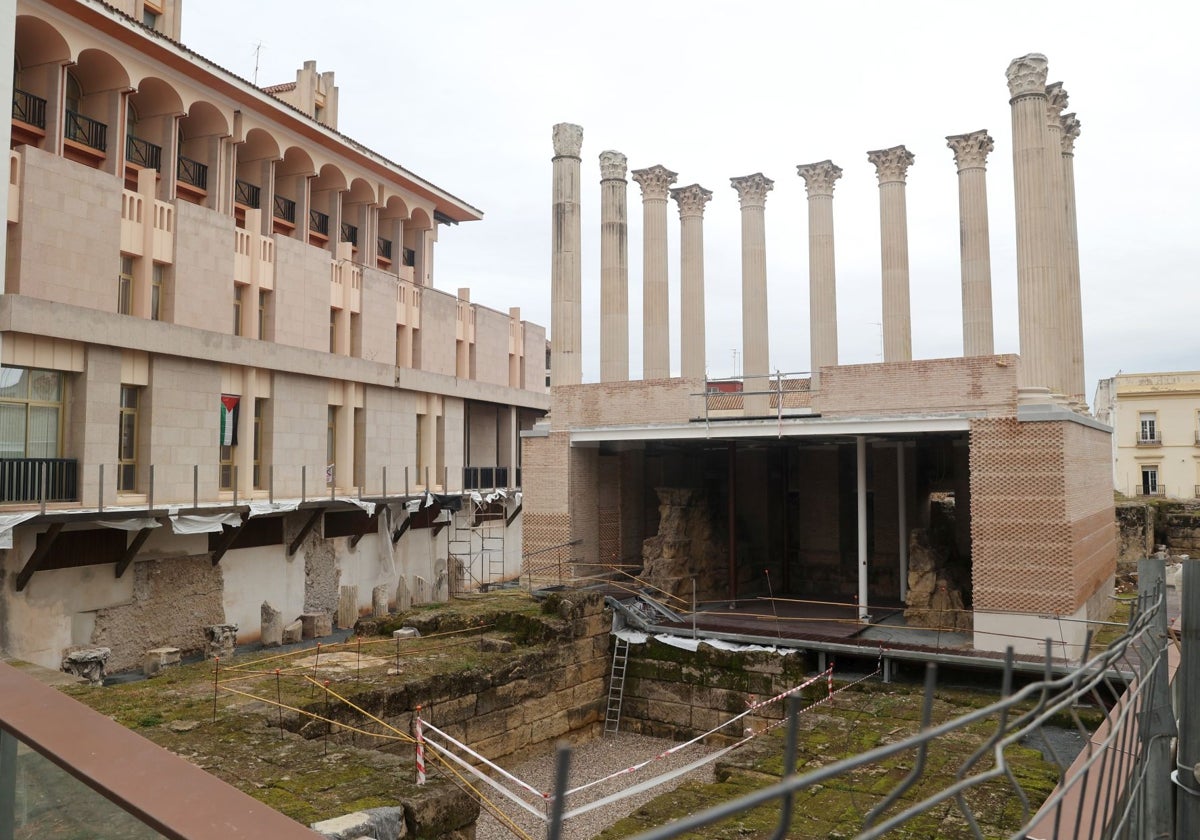 El Templo Romano de Córdoba, en la fase final de estas obras