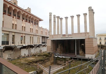 La obra del Templo Romano culminará ahora antes de la Semana Santa