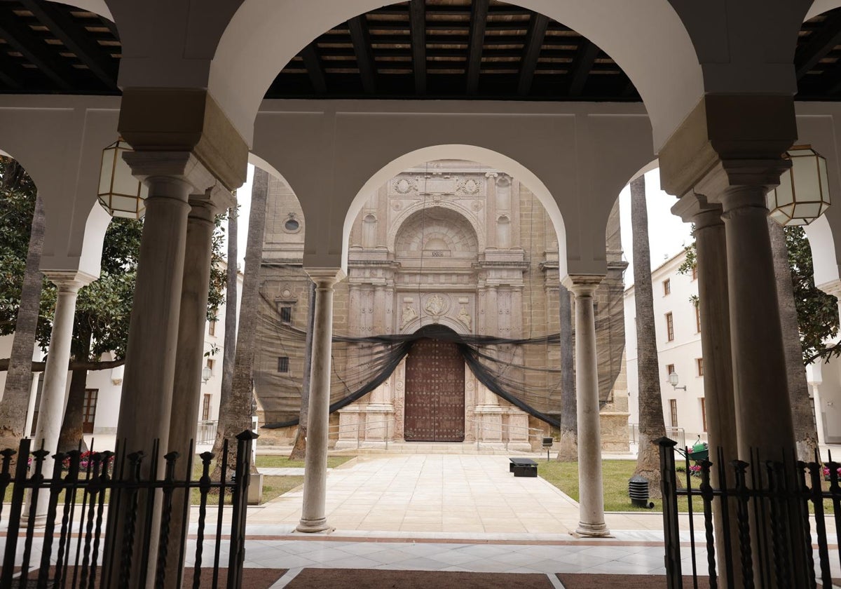 Una imagen de la capilla (salón de plenos) del Parlamento