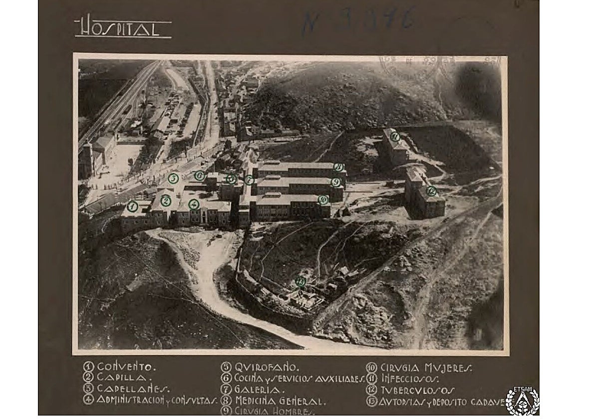 Hospital Provincial de Toledo. Proyecto de Sánchez-Arcas, Luis Lacasa y Francisco Solana. Álbum editado en 1933 por la Diputación Provincial de Toledo. (Escuela Técnica Superior de Arquitectura de Madrid)