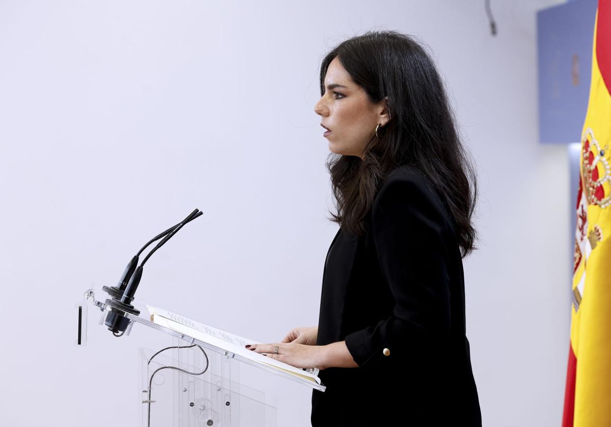 La portavoz de Vox, Pepa Millán, en el Congreso