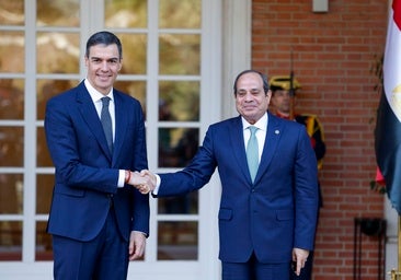 Sánchez denuncia junto al presidente egipcio Al Sisi el plan «inmoral» de Trump sobre Gaza