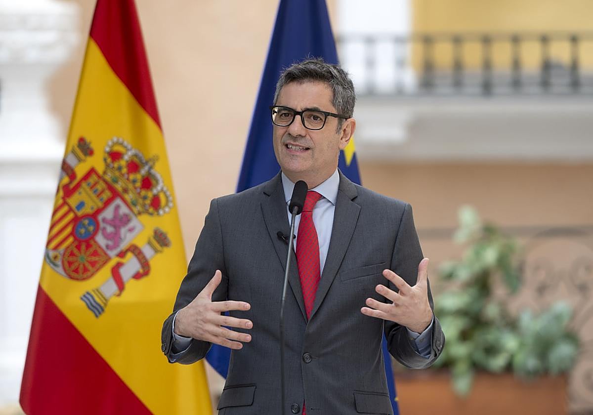 El ministro de la Presidencia, Justicia y Relaciones con las Cortes, Félix Bolaños