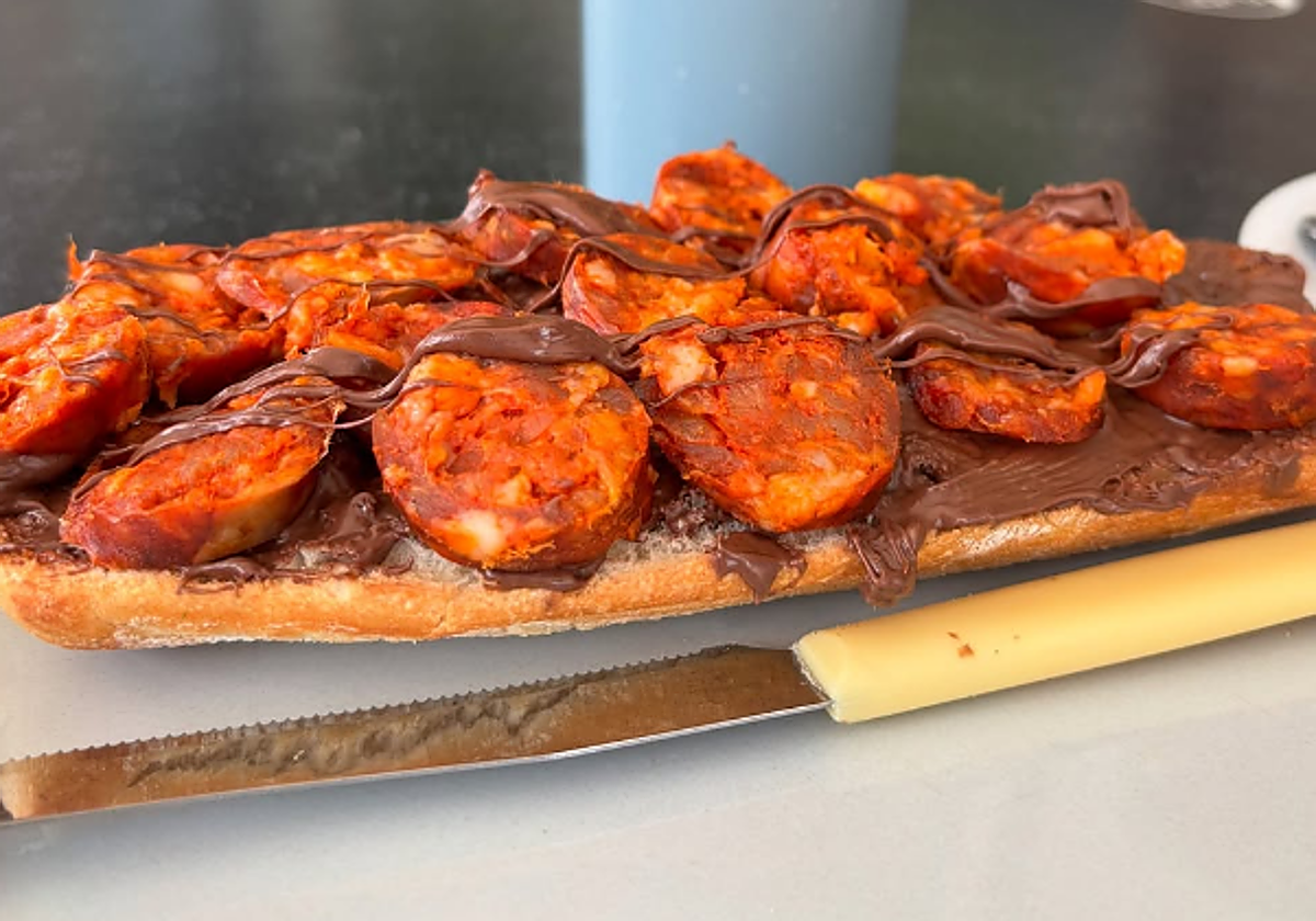 La tostada viral del bar en cuestión