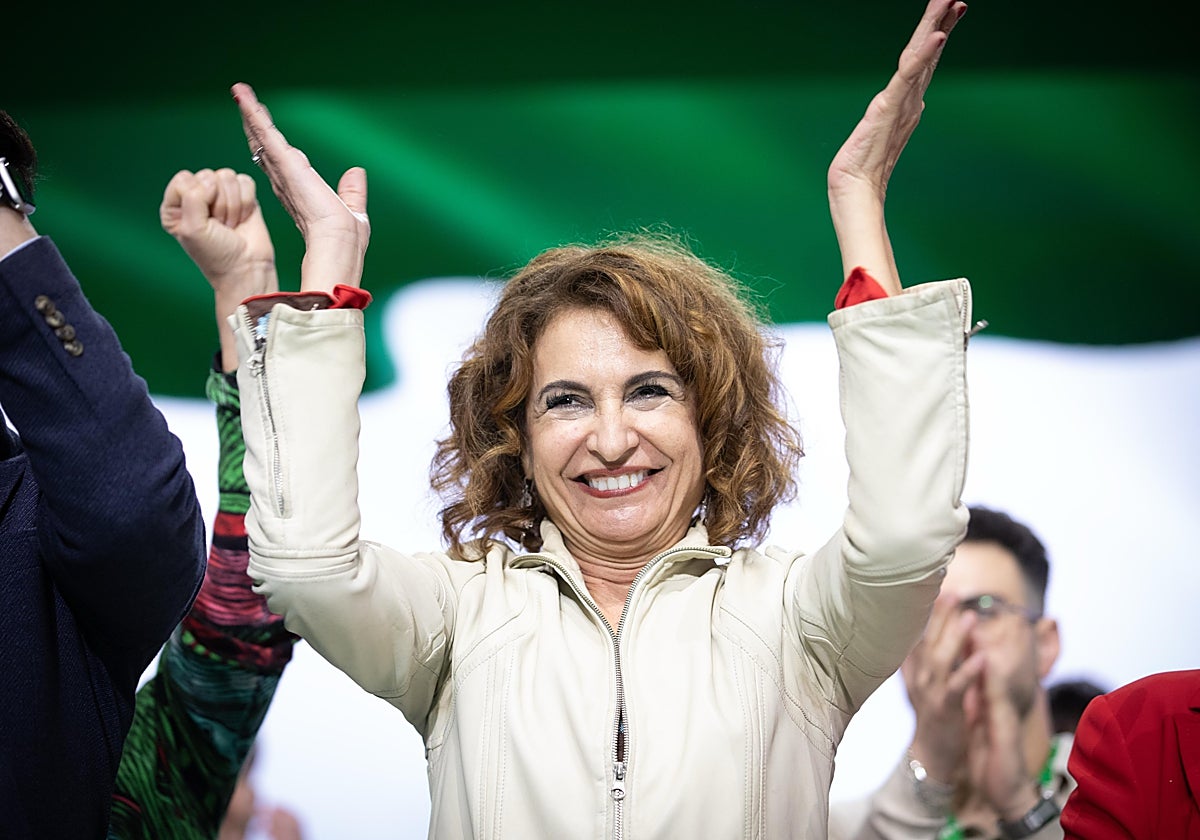 María Jesús Montero, este sábado en el XV Congreso del PSOE andaluz