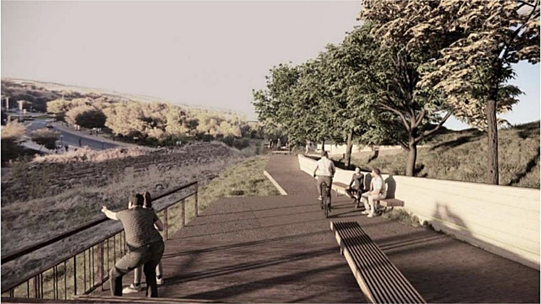 El rodadero del Granadal se convertirá en un nuevo mirador para contemplar el Tajo y las vegas