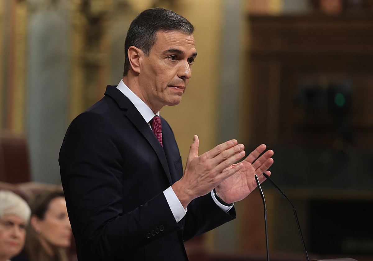 El jefe del Gobierno aseguró a Gabriel Rufián (ERC) en el Congreso que España tenía suspendida la compraventa de armas con Israel desde el 7 de octubre de 2023