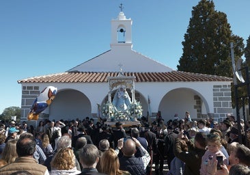 La Virgen de Luna llega a su tercera casa, Santa Catalina en Pozoblanco