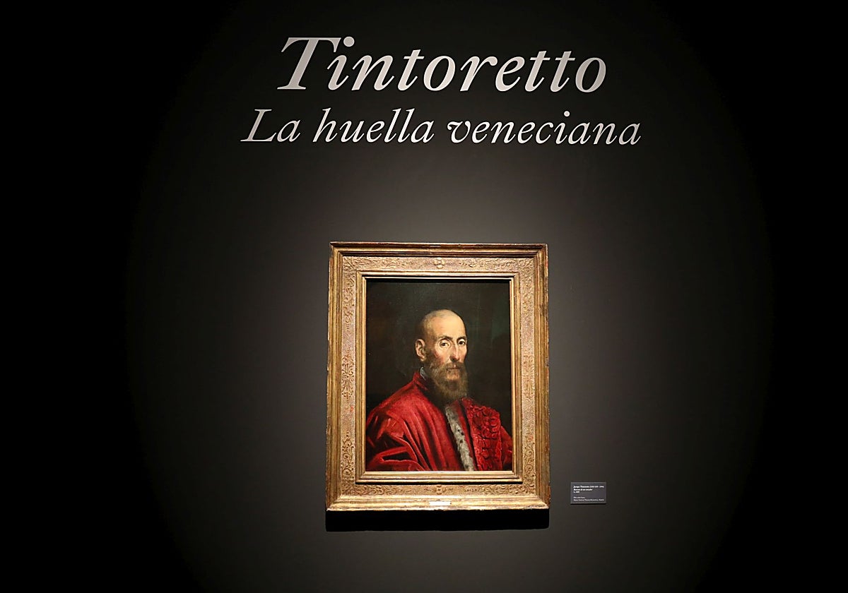 La obra 'Retrato de un senador' de Jacopo Tintoretto que se exhibe en el Museo de El Greco