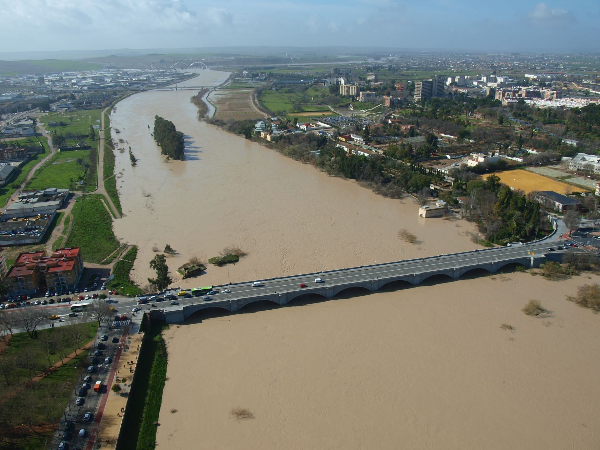 Las inundaciones de 2010 en Córdoba, a vista de pájaro