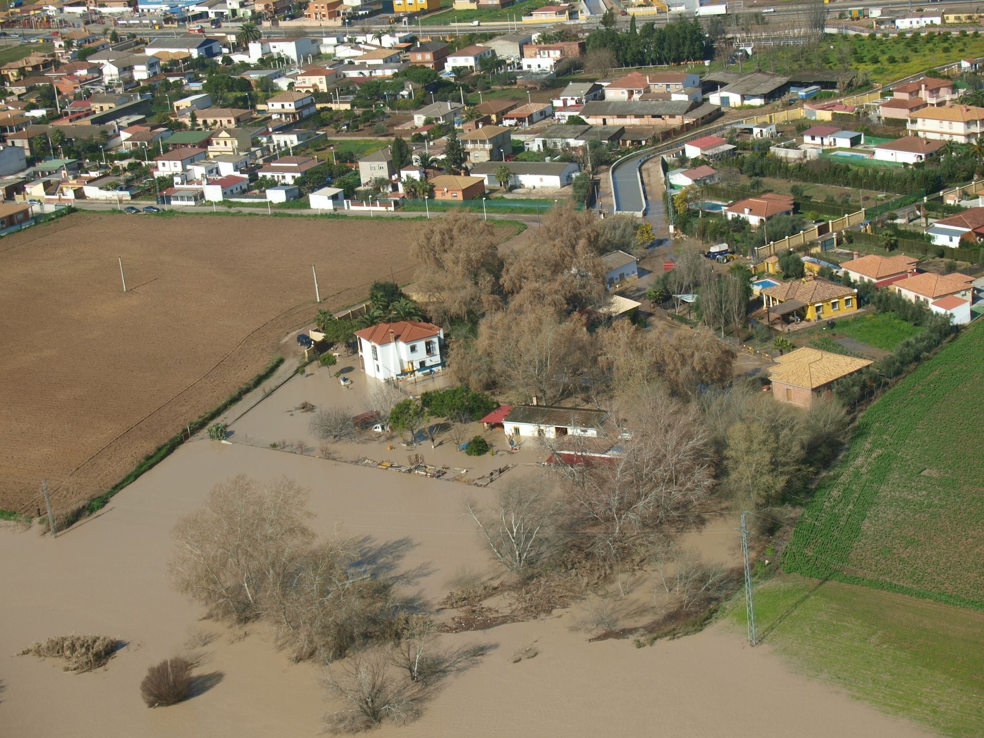 Las inundaciones de 2010 en Córdoba, a vista de pájaro
