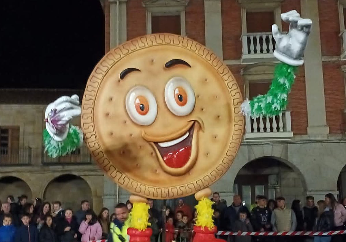 Quema de la Galleta en 2023, en una imagen difundida por el ayuntamiento en redes sociales