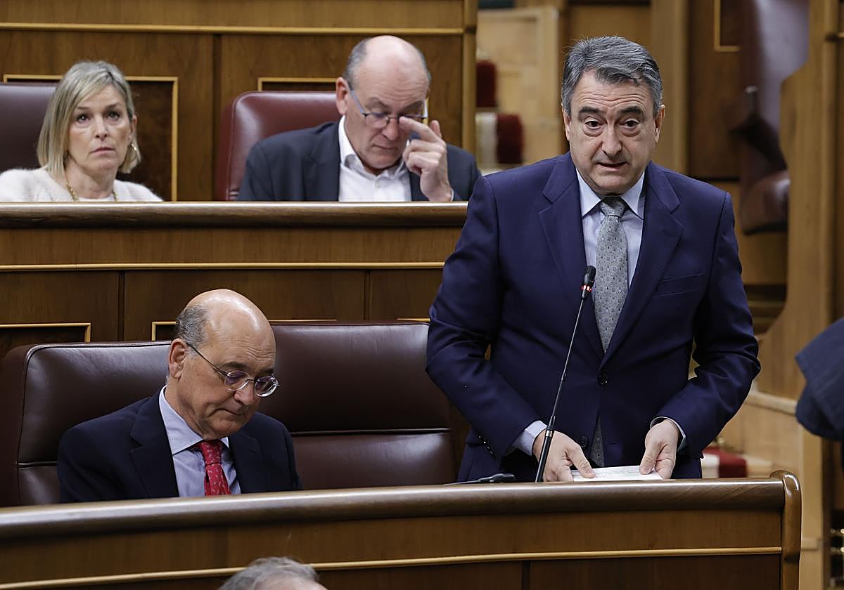 Aitor Esteban, en el Congreso de los Diputados