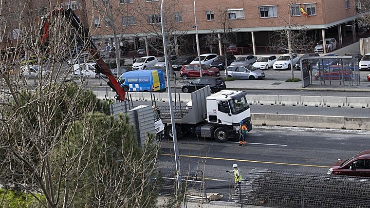 Las obras desde una vivienda de Surbatán