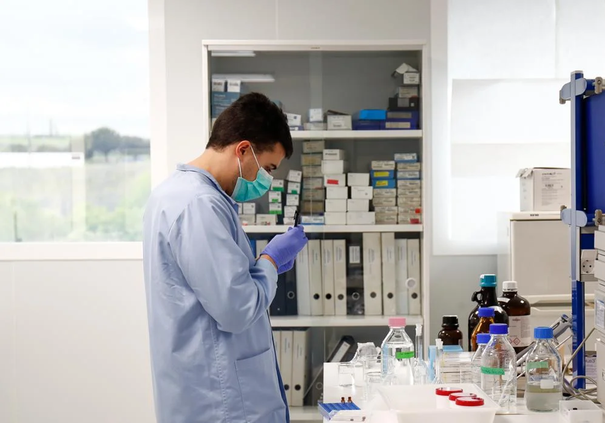 Un técnico en un laboratorio farmacéutico, en imagen de archivo