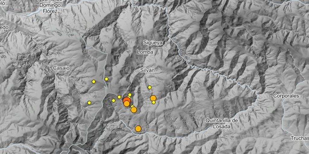 La provincia de León registra 14 pequeños terremotos en apenas siete horas y media