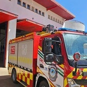 Un camión de Bomberos de Huelva