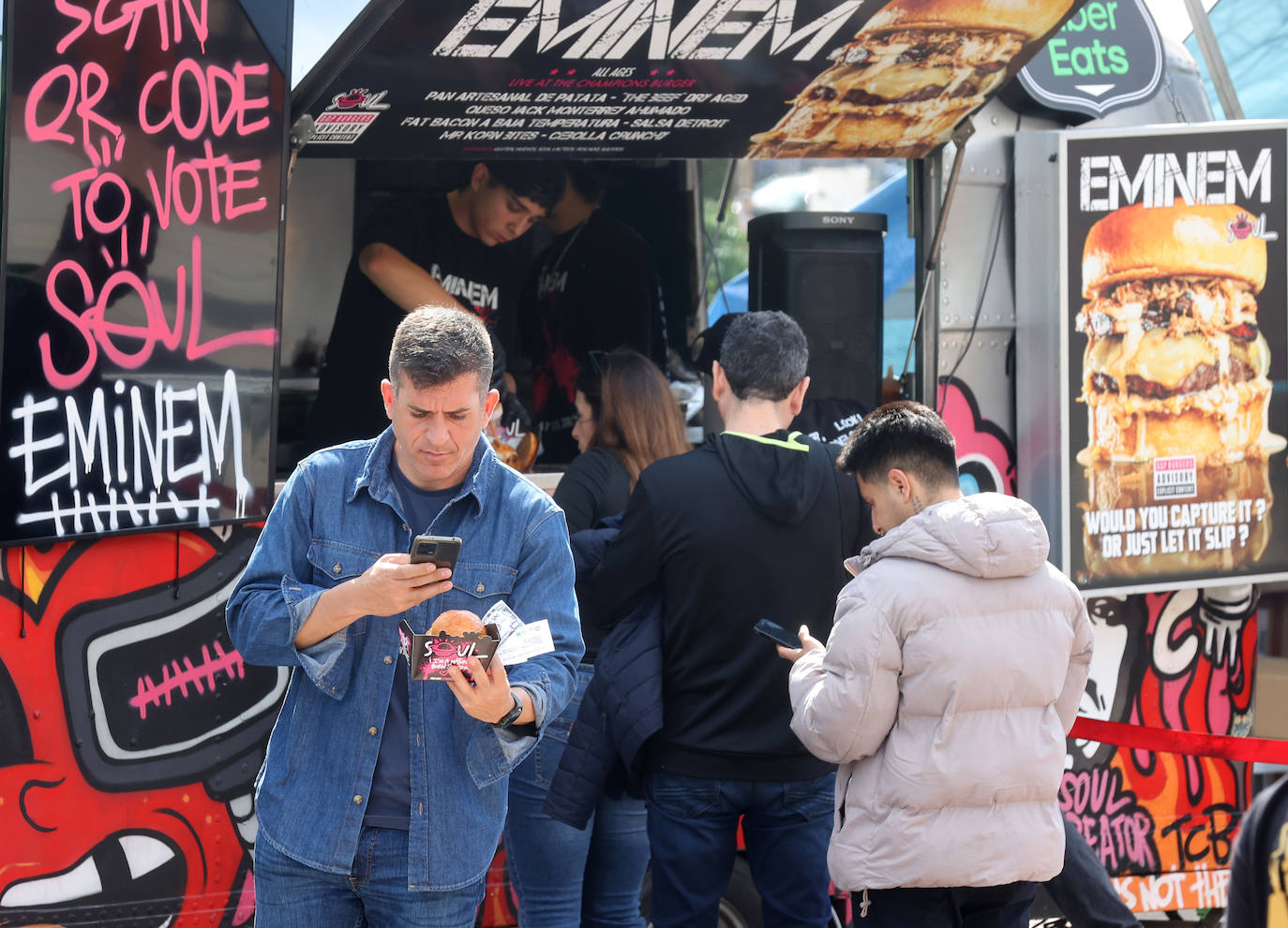 La multitudinaria Champions Burger en Córdoba, en imágenes